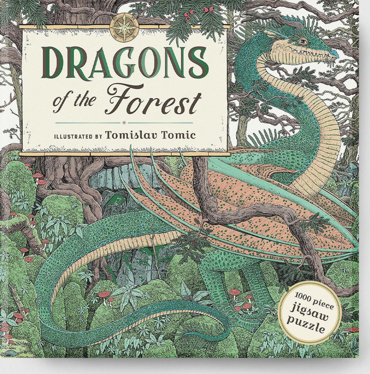Dragons of the Forest: 1000 Piece Puzzle