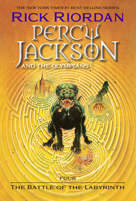 Percy Jackson and the Olympians, Book Four: The Battle of the Labyrinth cover
